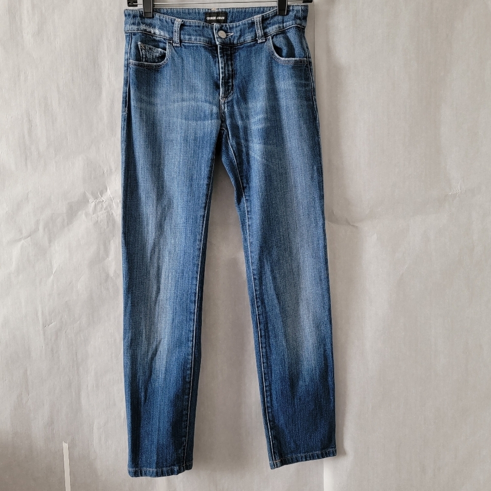 Giorgio Armani Blue Denim Women's Jeans Size 27